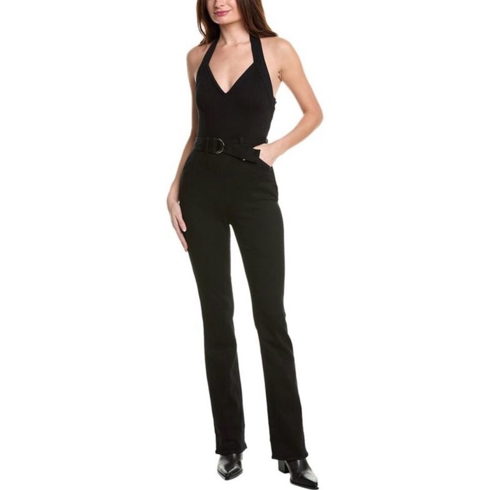 Paige Manhattan Black Women's Halter Jumpsuit size 6